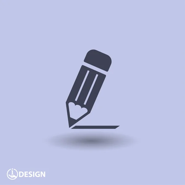 Pictografía del icono de la nota — Vector de stock