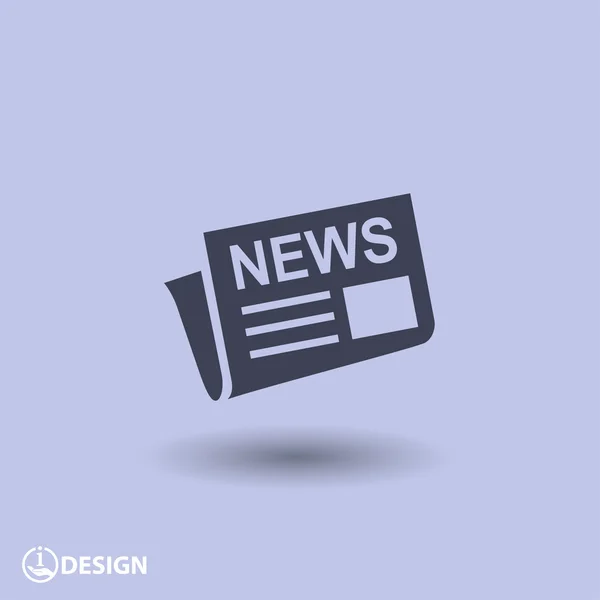 Nyheter ikon design — Stock vektor