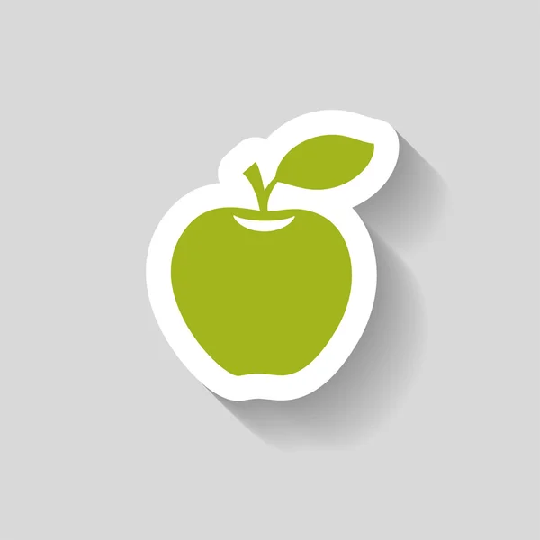 Pictograma do ícone da maçã — Vetor de Stock