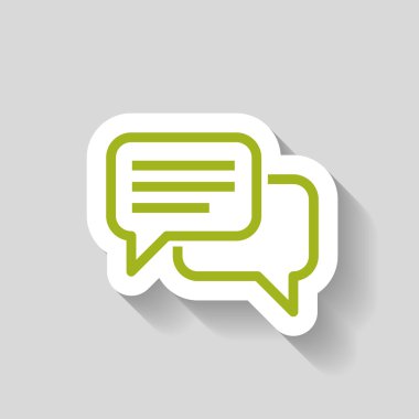 ileti veya sohbet simgesi