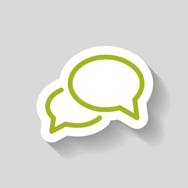 ileti veya sohbet simgesi