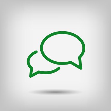 ileti veya sohbet simgesi