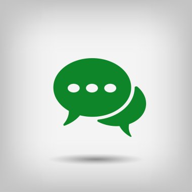 ileti veya sohbet simgesi