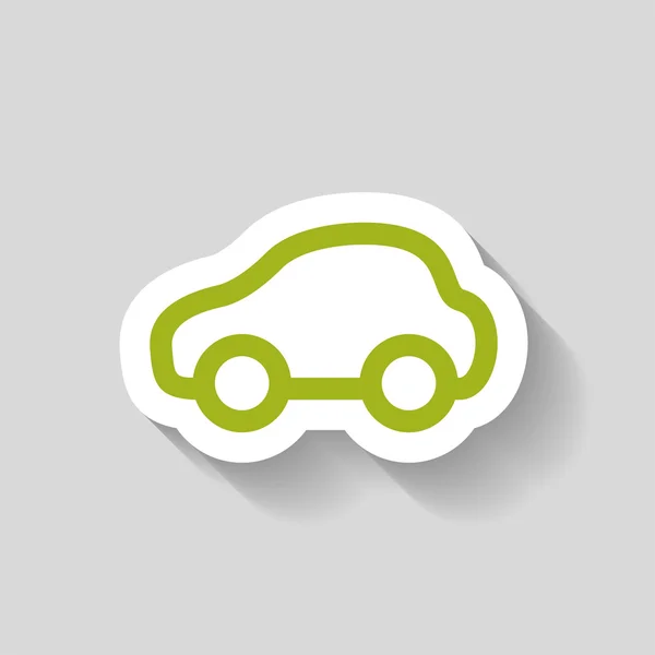 Pictografía del icono del coche — Vector de stock