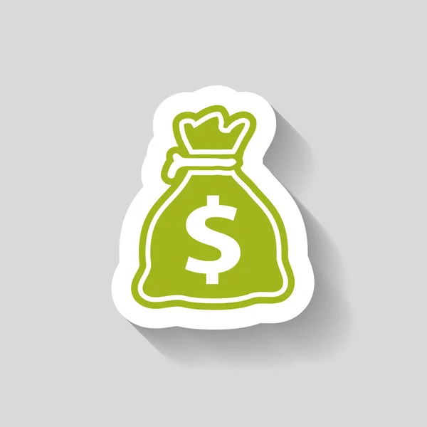 Pictografía del icono del dinero — Vector de stock