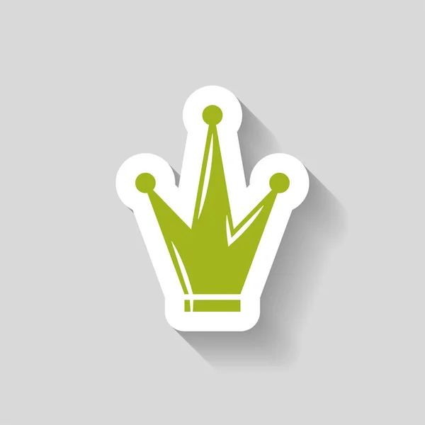 Ikona ikony koruny — Stockový vektor