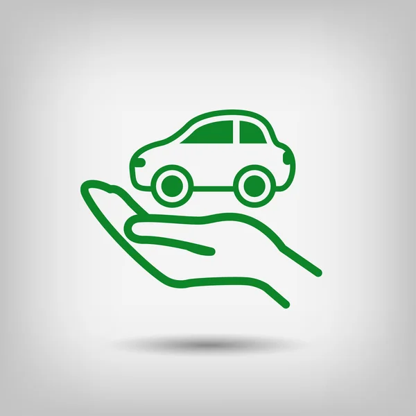 Pictograph van auto-pictogram — Stockvector