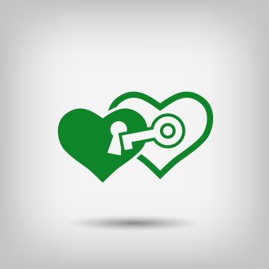 Ekibimizi mavi kalpler olan anahtar simgesi