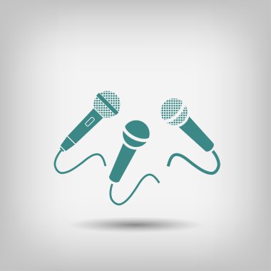 Mikrofon simgesinin piktografı