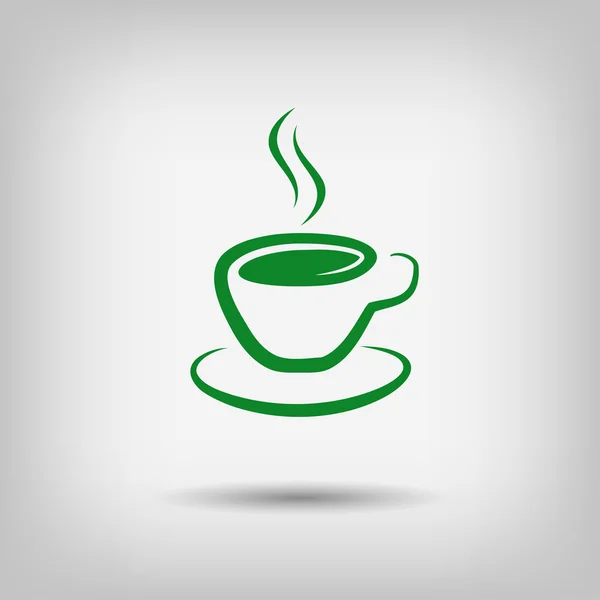 Pictograph van cup pictogram — Stockvector