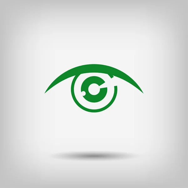 Pictograma do ícone do olho —  Vetores de Stock