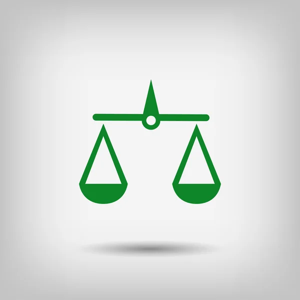 Pictograph van Justitie schalen — Stockvector