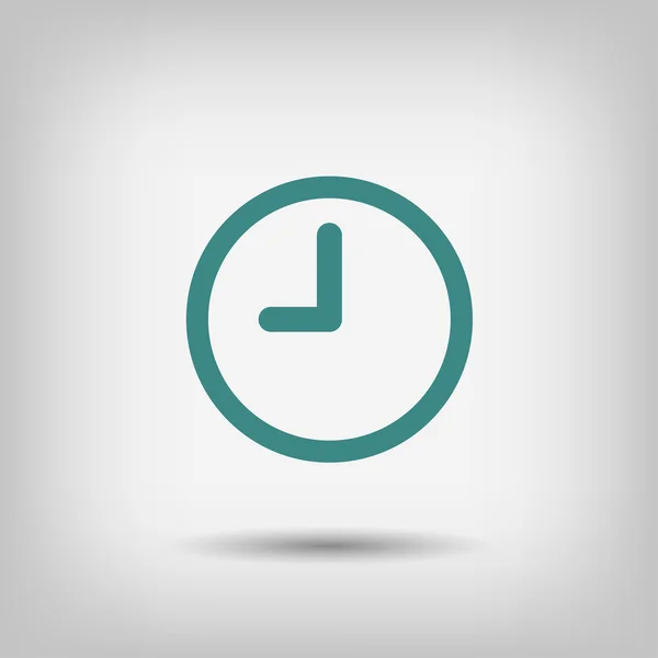 Pictograph of  clock icon — Stock Vector