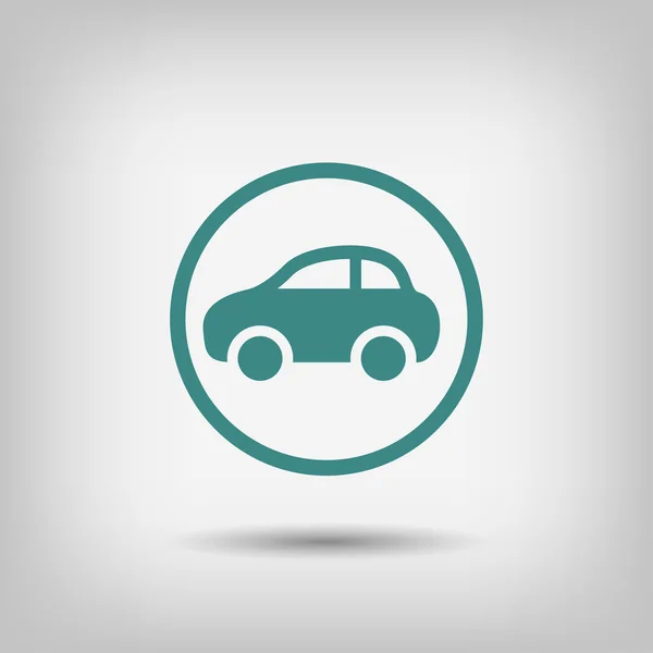 Pictografía del icono del coche — Vector de stock