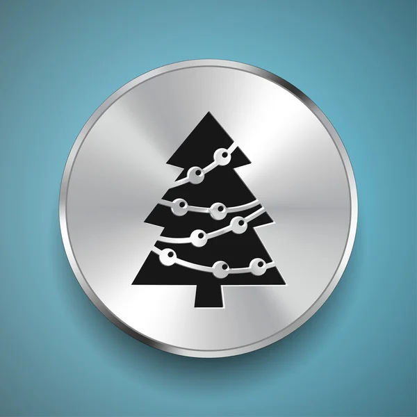 Pictografia da árvore de Natal — Vetor de Stock