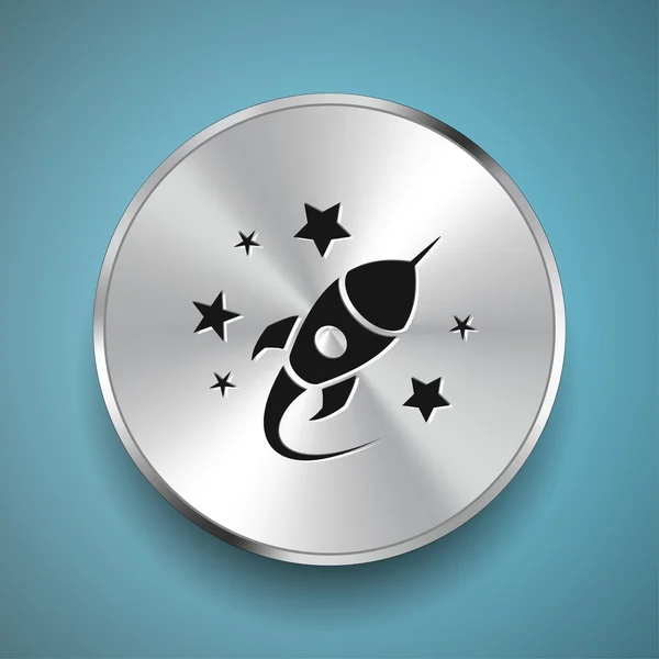 Pictografía de Rocket icono — Vector de stock