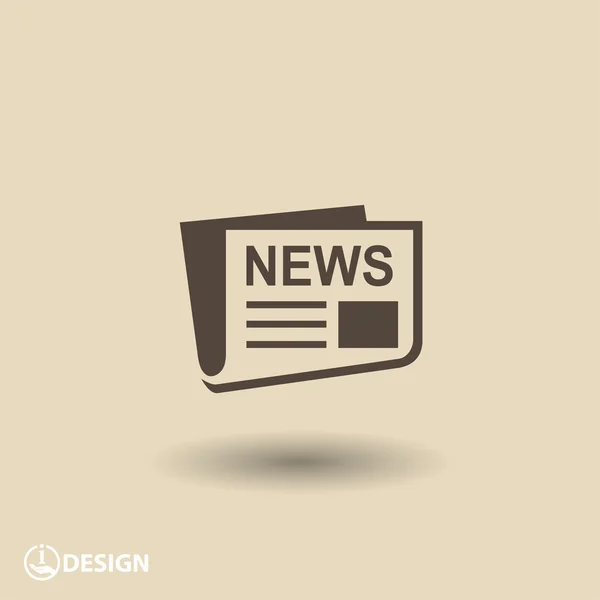 News icon illustration — Stock Vector