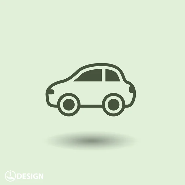 Pictografía del icono del coche — Vector de stock