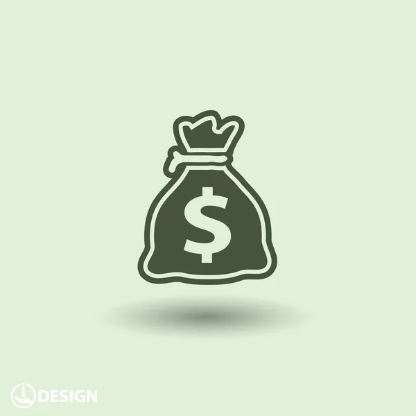 Piktografi af penge ikon – Stock-vektor
