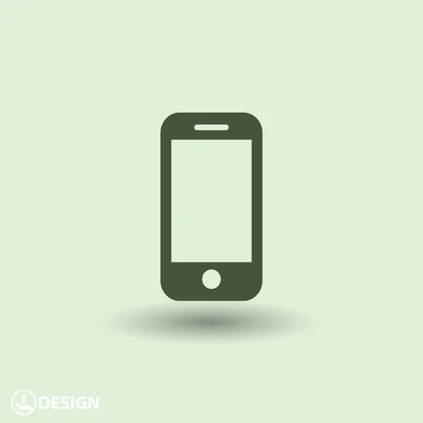Pictograph van mobiele pictogram — Stockvector