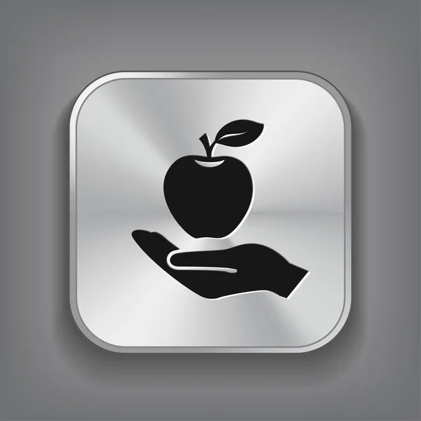 Pictograph van apple-pictogram — Stockvector