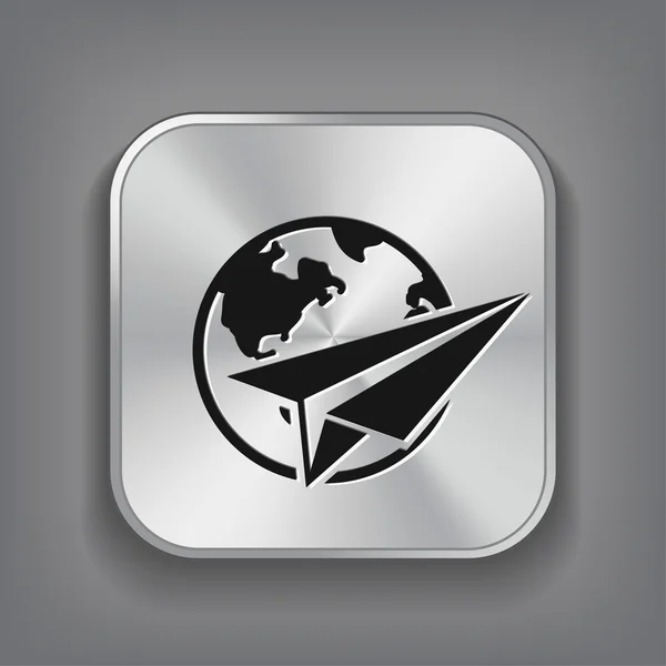 Ikony Symbols papieru samolot ikony — Wektor stockowy