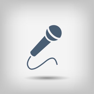 mikrofon simgesi illüstrasyon
