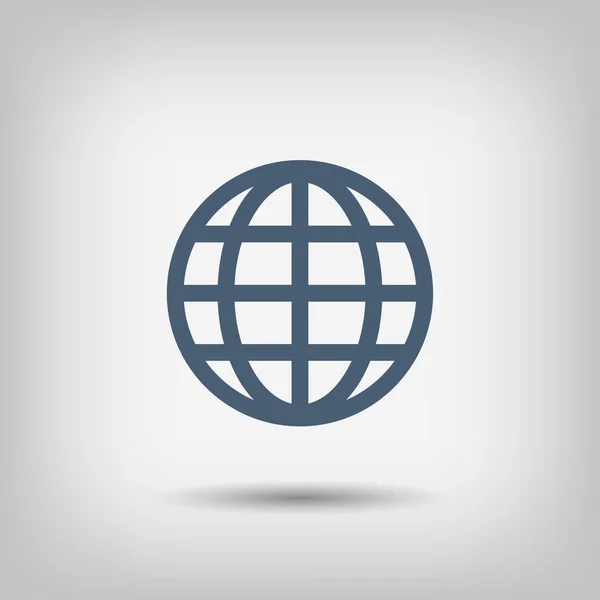 Pictograph a földgömb ikon — Stock Vector