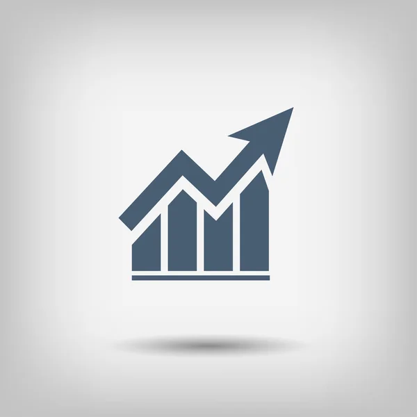 Pictograph av diagram ikon — Stock vektor