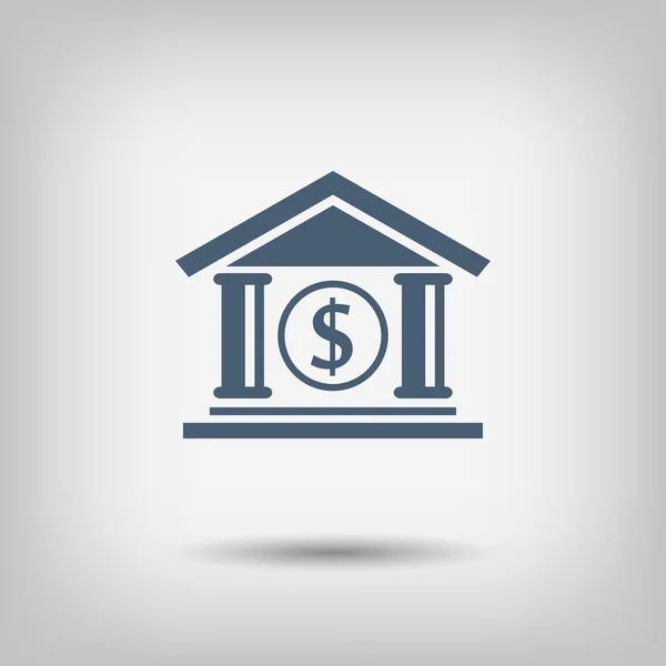 Pictograph van bank pictogram — Stockvector