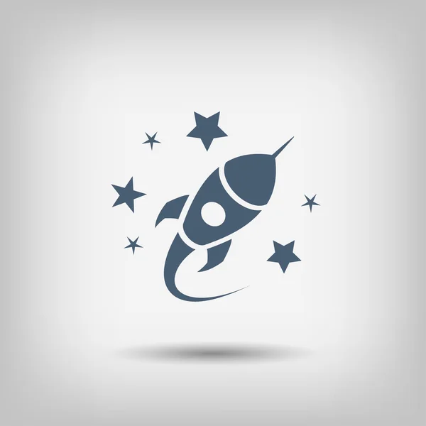 Pictografía de Rocket icono — Vector de stock
