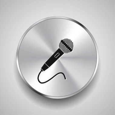 mikrofon simgesi illüstrasyon