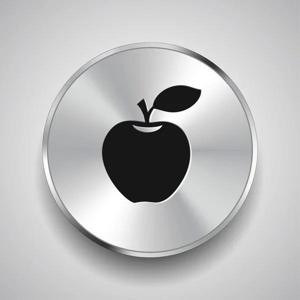 Пиктограф яблочной иконы — стоковый вектор