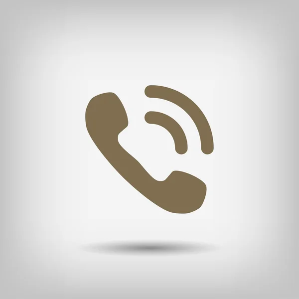 Pictograph van telefoonpictogram — Stockvector