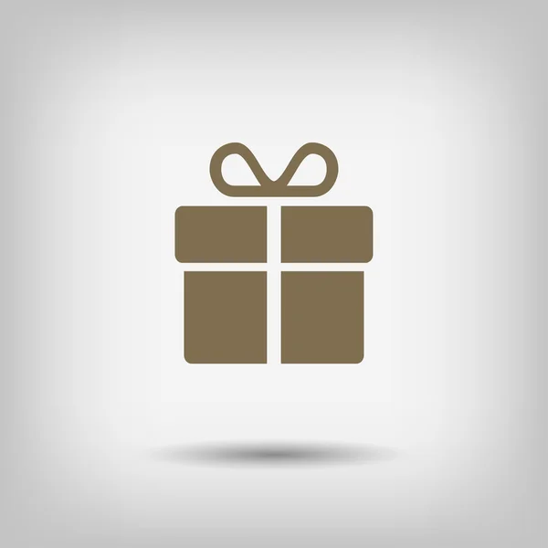 Pictografía de la caja de regalo — Vector de stock