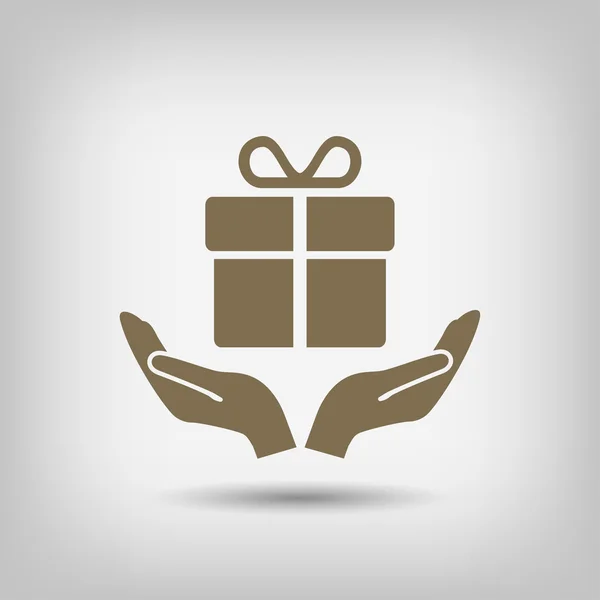 Pictografía de la caja de regalo — Vector de stock