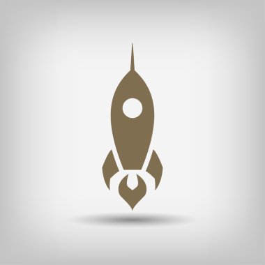 Roket simgesi tasarım