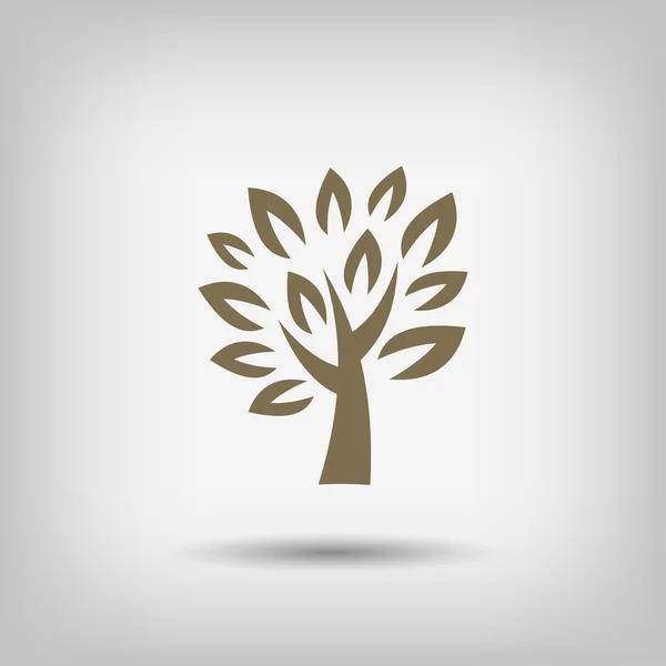 Ikona ikona stromu — Stockový vektor