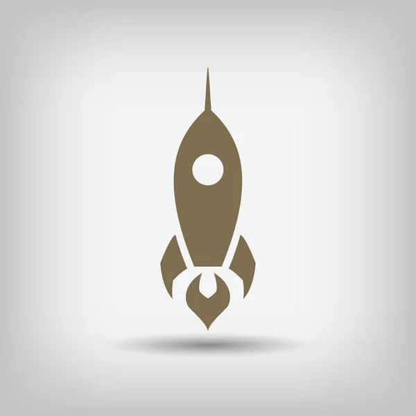 ロケットのアイコン デザイン — ストックベクタ
