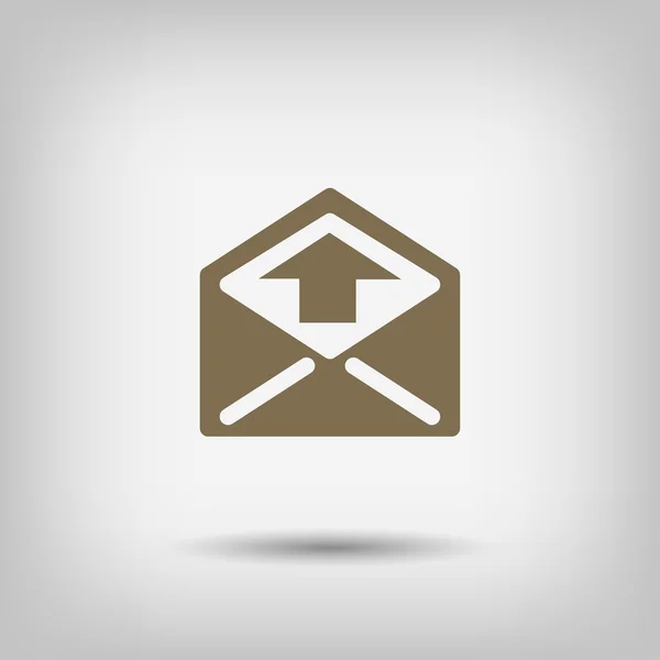 Pictografía del icono de correo — Vector de stock