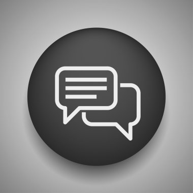 ileti veya sohbet simgesi