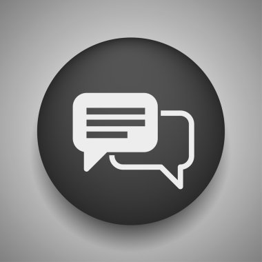 ileti veya sohbet simgesi