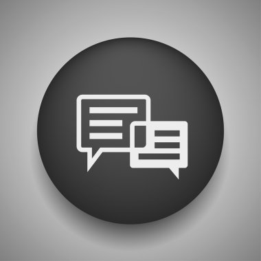 ileti veya sohbet simgesi