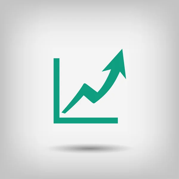 Pictograma do ícone gráfico — Vetor de Stock