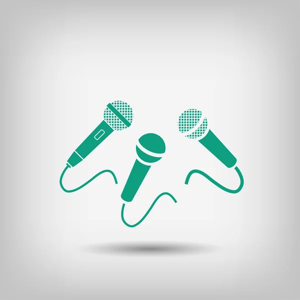 Microphone icon design — Stock Vector