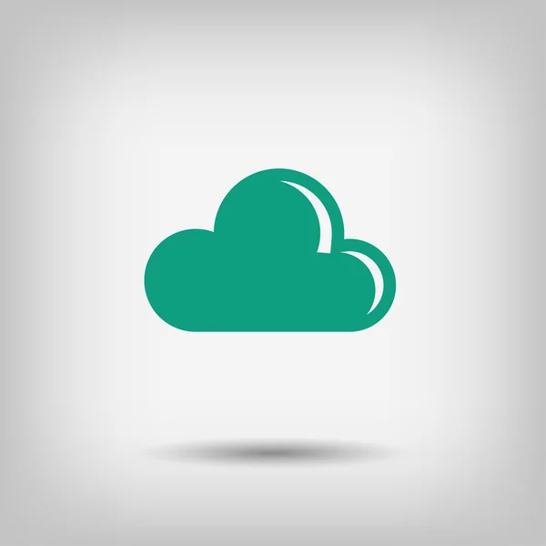 Pictograph of cloud icon — Stock Vector