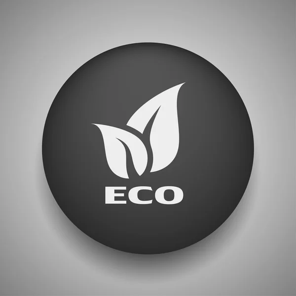 Pictograph of eco icon — Stock Vector