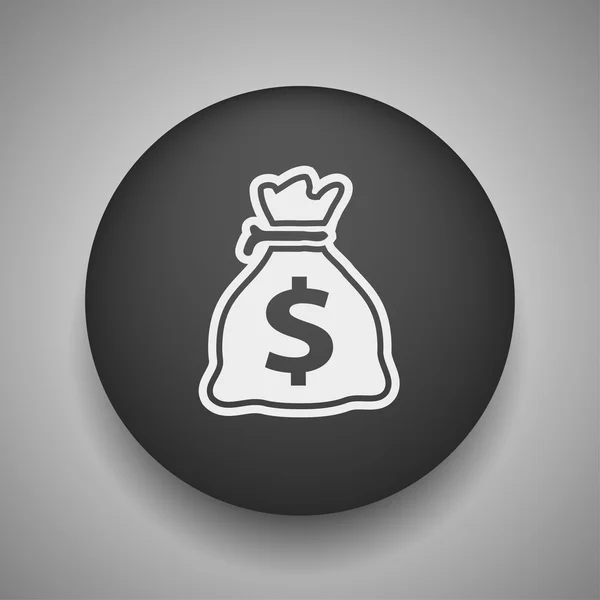 Pictograma do ícone do dinheiro — Vetor de Stock
