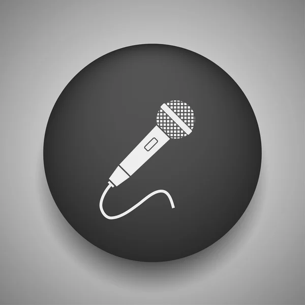 Design de ícone de microfone — Vetor de Stock