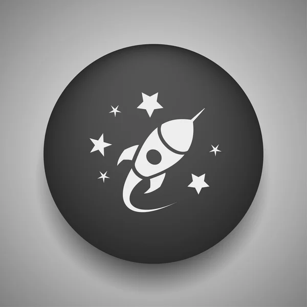 Pictografía de Rocket icono — Vector de stock